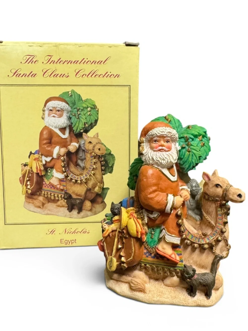 International Santa Collection SC93 St Nicholas Egypt Camel w Box